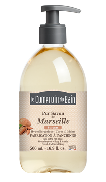 Unscented extra-rich Traditional Soap - Hypoallergenic 500 mL