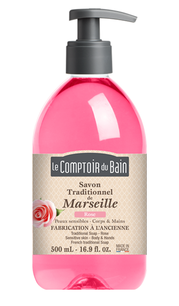 Rose Traditional Soap 500 mL