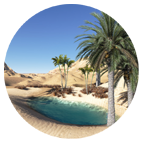 desert oasis