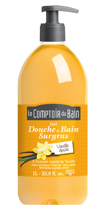 Extra-Rich Shower and Bath Gel - Spicy vanilla