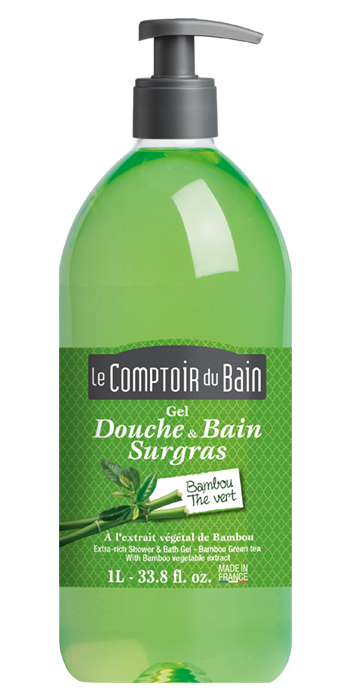 Extra-Rich Shower and Bath Gel - Bambou Green Tea