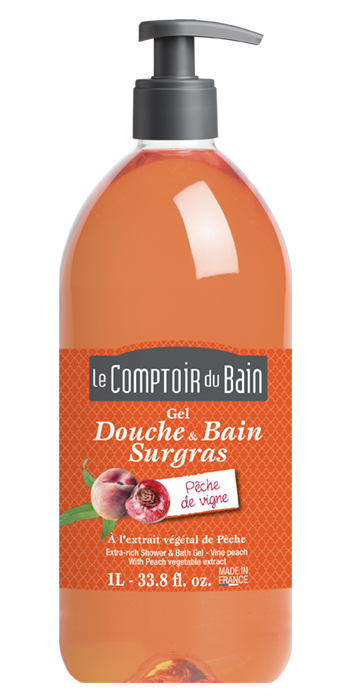 Extra-rich Shower and Bath Gel - Vine peach
