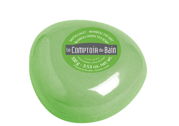 Savon galet surgras Bambou thé vert