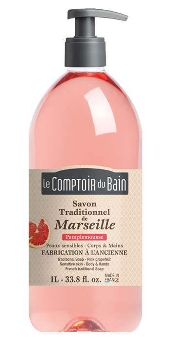 Pink Grapefruit Traditional Soap 1L
